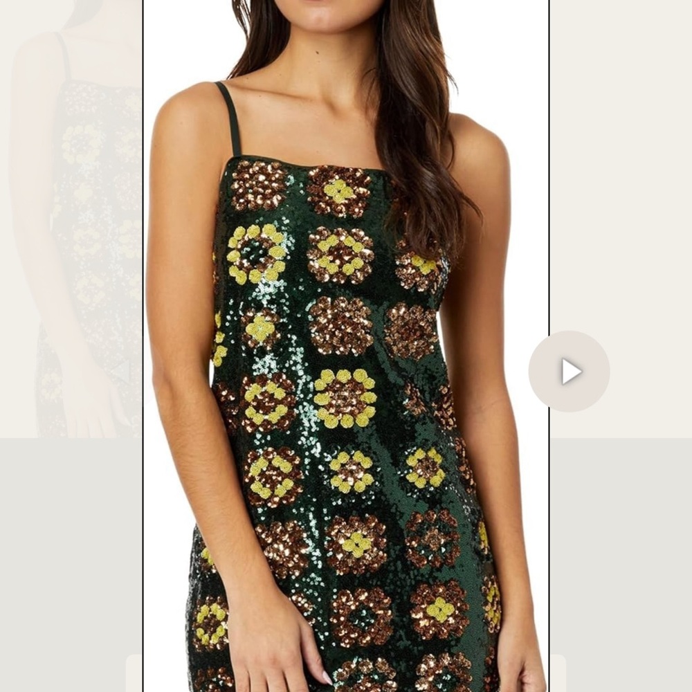 Johnny Was Sequin Mini Dress